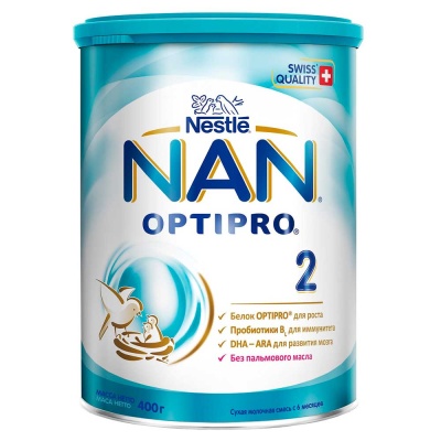 Сухая молочная смесь NAN 2 Nestle 400 г 1